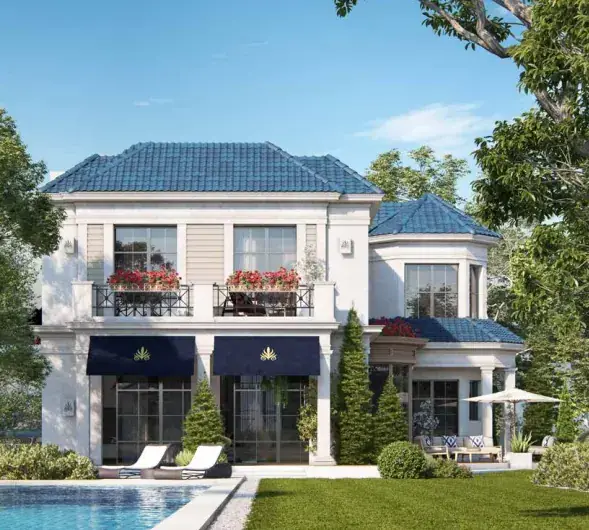 فيلا mansion 350 متر في كمبوند اليفا المستقبل سيتي من ماونتن فيو