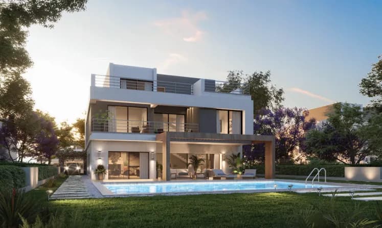 فيلا بمعايير عالمية في قلب نيو كايرو | تملك الآن في بالم هيلز